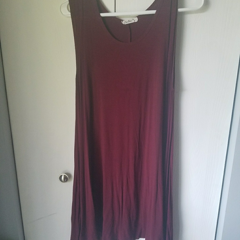 Maroon Tunic Dress